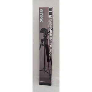 Sunpak 5858DLX Medium Duty Video Tripod Camera Video Production Stand 58" NIB